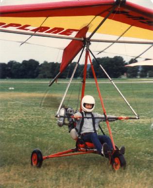 UL-Pilot Viktor Wyklicky Schulung