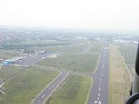 Anflug auf Emden, einer der gr��eren Pl�tze auf unserer K�stentour