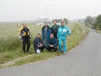 Gr�nes Blexen (SFG) mit Industrie jenseits der Weserm�ndung