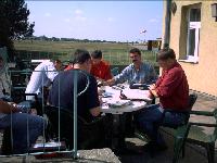 Streckenplanung im Osten �sterreichs und im heimischen Deutschland war Regen angesagt